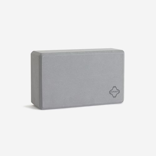 Recycled-foam-yoga-block-grey-no-size-Cinza