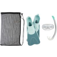 Kit-snorkeling-infantil-verde-32-33-Branco-28-29