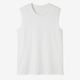 T-shirt-sem-Mangas-de-Ginastica-e-Pilates-em-Algodao-Extensivel-Preto-branco-3G