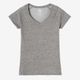 Tee shirt 500 slim gym women black, pp Cinza GG