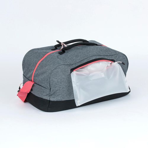 BOLSA NATAÇÃO DUFFLE 27L - Swim bag 500 27l pink grey, no size Rosa