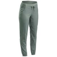 Calça feminina de trilha NH100, verde-militar-escuro, 44