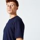 T-shirt regular 500 ess, 4xl (chest 56") Azul 3G