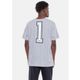 *t-shirt cinza mescla  and1 number, 2xl 3G