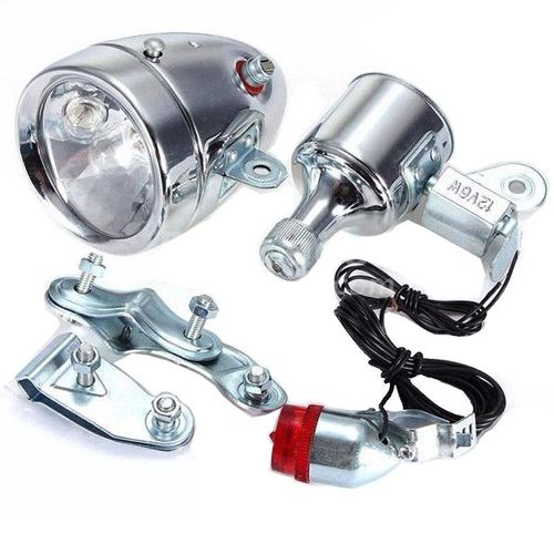 Jogo De Farol e Dínamo 12V/6W Menor preço em Jogo De Farol e Dínamo 12V/6W