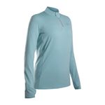 Camisa-de-corrida-feminina-Run-Warm-azul-40