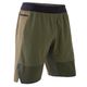 Shorts masculino de cross training, verde-militar, M