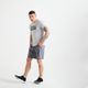 Shorts Masculino de Academia, cinza, 3G