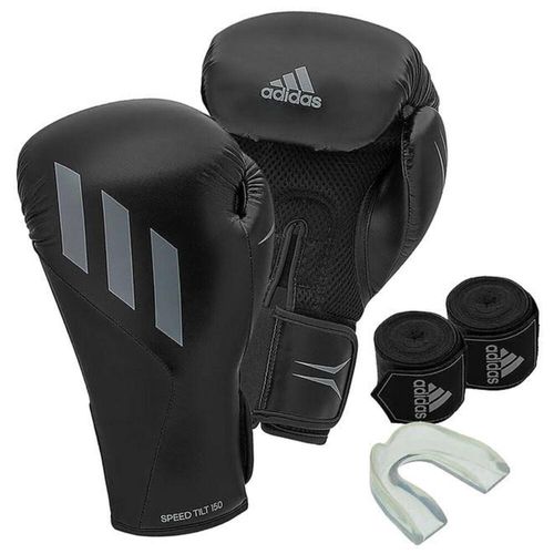 *kit luva pto adidas speed tilt 15, 16oz 12 OZ