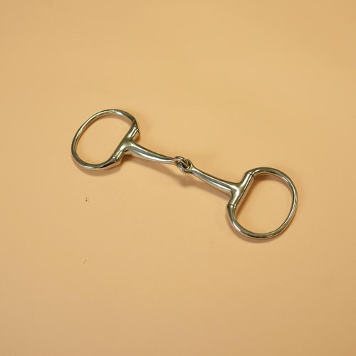 Eggbutt snaffle bit, 135mm