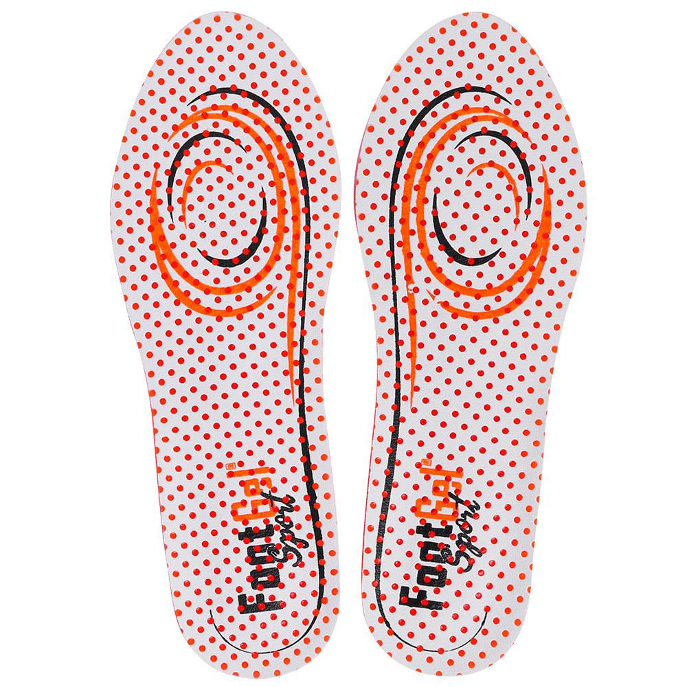 Palmilha de Gel Footgel Esportes em Geral 33 ao 36 Laranja e Branco