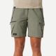 Short Feminino de Trekking M500 Forclaz, caqui, 36