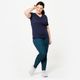 T-shirt 500 v neck whi, uk24-26 / eu 3xl Azul P