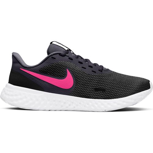 Tênis Nike Revolution 5 Feminino - Preto e Lilás Menor preço em Tênis Nike Revolution 5 Feminino - Preto e Lilás