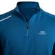 Blusa de corrida Masculina Warm 100, azul, M