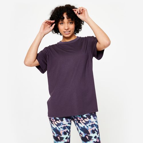 T shirt oversize 520 w fr, uk 16 / eu xl Roxo-escuro M