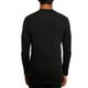 Blusa masculina segunda pele Simple Warm, preta, G