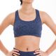 *top seamless basico cinza mescla, l Azul G