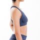 *top seamless basico cinza mescla, l Azul G