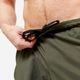 Shorts Masculino de Academia, verde-militar, P