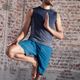 DYN YOGA M SHORT TURQUOISE, 3XL