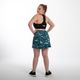Saia shorts básica feminina de academia 120, camuflado, GG