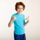 Camiseta Top Solar Infantil, azul, 4 ANOS