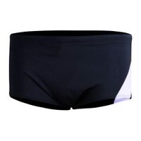 Sunga de natação BR 500 masculina, preto, M