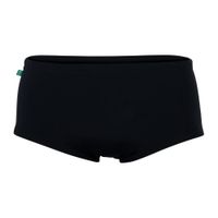 Sunga de natação BR 500 masculina, Preto - Laranja, 3G