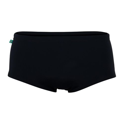 Sunga de natação BR 500 masculina, Preto - Laranja, 3G