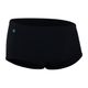 Sunga de natação BR 500 masculina, Preto - Laranja, 3G
