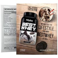 *whey protein sache cookies e c, natural