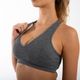 Top Feminino de Fitness Cardio Dynamic 500, cinza, 3G