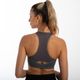 Top Feminino de Fitness Cardio Dynamic 500, cinza, 3G