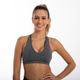 Top Feminino de Fitness Cardio Dynamic 500, cinza, 3G