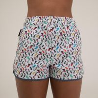 Shorts de Surf Teen, branco, 14 ANOS