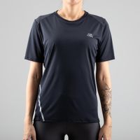 Camiseta de corrida Feminina Sun Protect 100, preto, 38