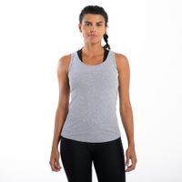 Regata feminina de Ginástica, cinza, 3G