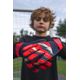 Goalkeeper gloves f100 kid red, 6 4