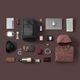 Backpack nh escape 500 16l grey blu, 17l Cinza