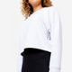 Cropped sweat 520 whit, uk20-22 / eu 2xl Cinza G