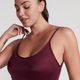 Top slim metalizado milt 120 pv24, xl Vinho M