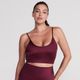 Top slim metalizado milt 120 pv24, xl Vinho M