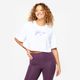 T-shirt crop 520 cosmeto, uk 16 / eu xl Branca P