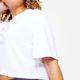 T-shirt crop 520 cosmeto, uk 16 / eu xl Branca P