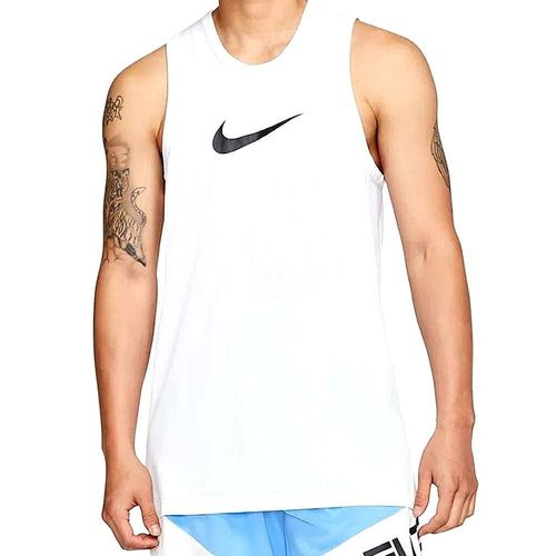 Regata Nike NBA Dry Crossover Branco Masculino Menor preço em Regata Nike NBA Dry Crossover Branco Masculino