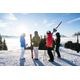 Ski jkt 500 w red, uk8 / eu s Preto-fumê G