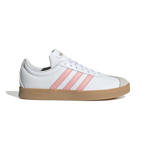 Tênis Feminino de Corrida VL Court Base Adidas, branca, 34 BR