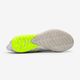Chuteira masculina de society CLR Jaguar TF, prateado-amarelo, 42 BR