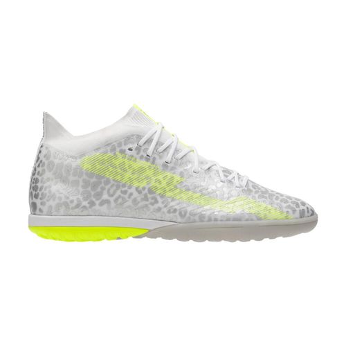 Chuteira-masculina-de-society-CLR-Jaguar-TF-prateado-amarelo-45-BR